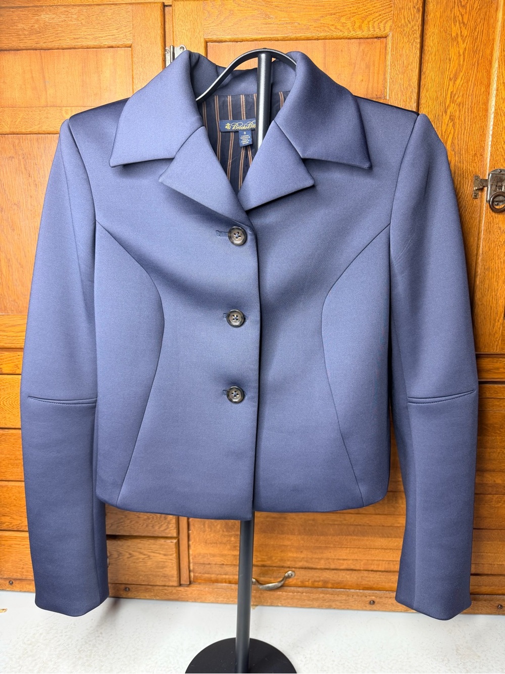 Brooks Brothers Navy Women's Structured Button Jacket